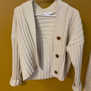 EVERLANE WOOL CASHMERE BLEND CARDIGAN